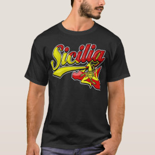Sicilia Sicilian Trinacria  T-Shirt