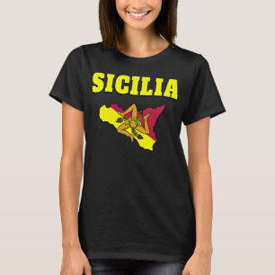 Sicilia Sicily Trinacria Design T-Shirt