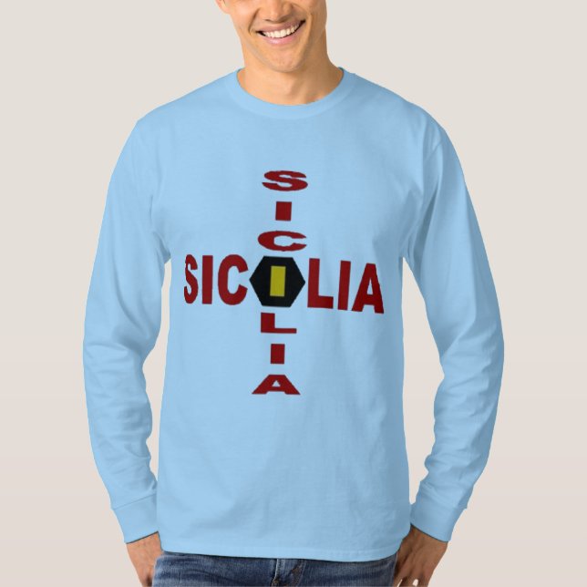 SICILIA Sky Blue T-shirt (Front)