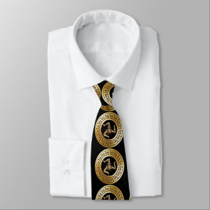 Sicilia (Trinacria Symbol) Premium Golden Neck Tie