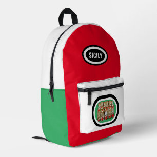 Sicilian cannoli Printed Backpack