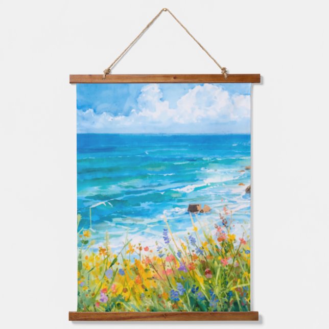 Sicilian Coast Hanging Tapestry (Front)
