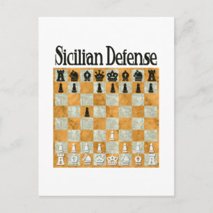 Sicilian Defence Postcard