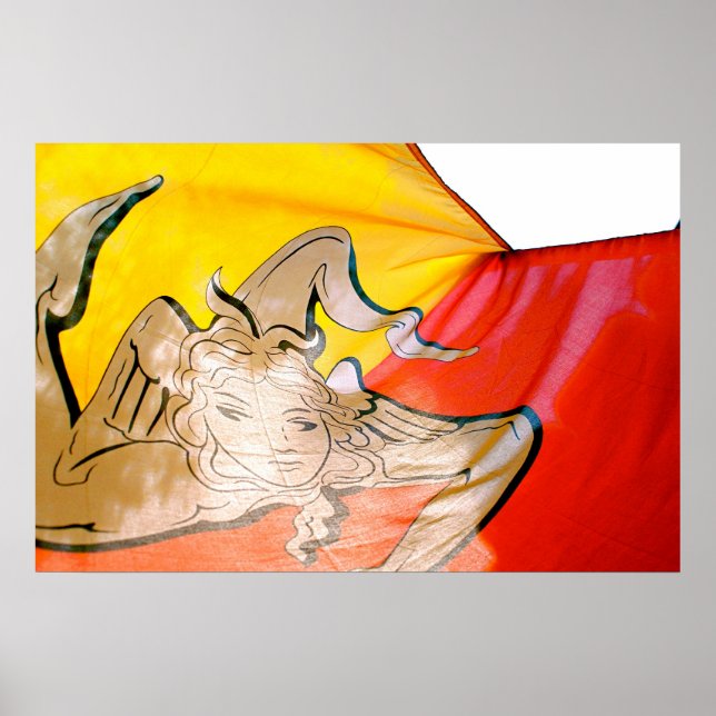 Sicilian Flag Poster (Front)