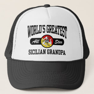 Sicilian Grandpa Trucker Hat