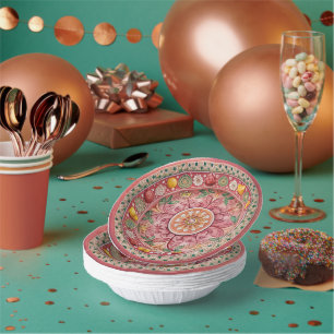 Sicilian Green Melamine Paper Plate