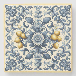 Sicilian Lemons Stone Coaster