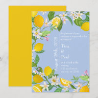 Sicilian Mediterranean Blue Lemon Wedding