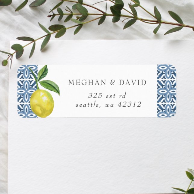 Sicilian Mediterranean Blue Tiles Lemons Wedding (Creator Uploaded)