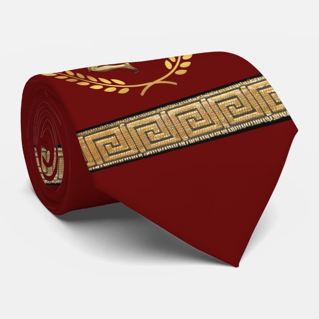 Sicilian Medusa Neck Tie (Rolled)
