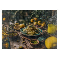 Sicilian Pistachio Pesto Spaghetti in Orchard
