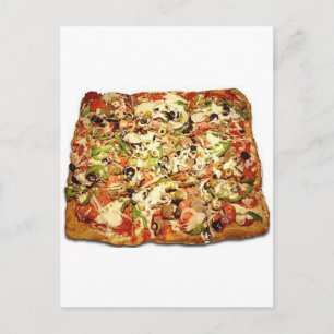 SICILIAN PIZZA PIE POSTCARD