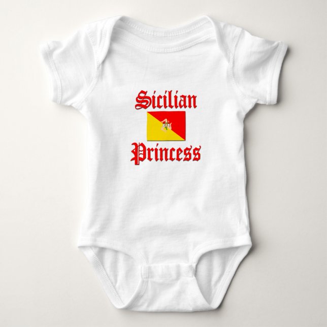 Sicilian Princess Baby Bodysuit (Front)