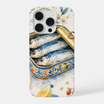 Sicilian Sardine Watercolor Art
