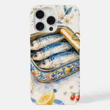 Sicilian Sardine Watercolor Art