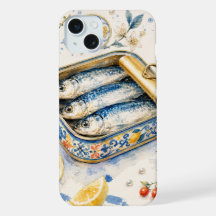 Sicilian Sardine Watercolor Art