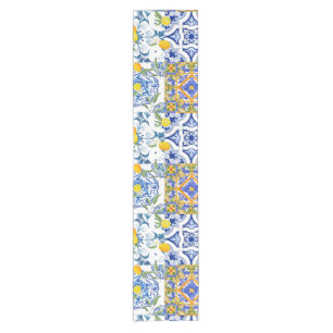 Sicilian style,summer art Table Runner