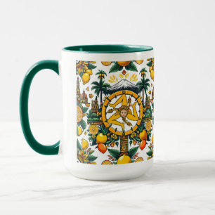 Sicilian Trinacria Design Mug