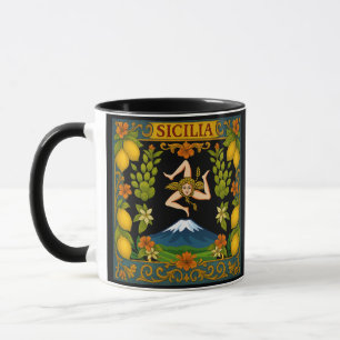 Sicilian Trinacria Design  Mug
