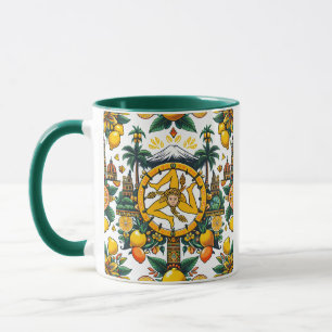 Sicilian Trinacria Design  Mug