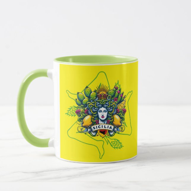 Sicilian Trinacria   Mug (Left)
