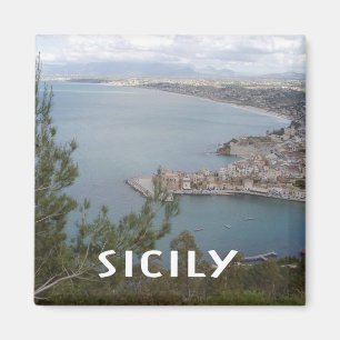Sicily Coast Photo Magnet