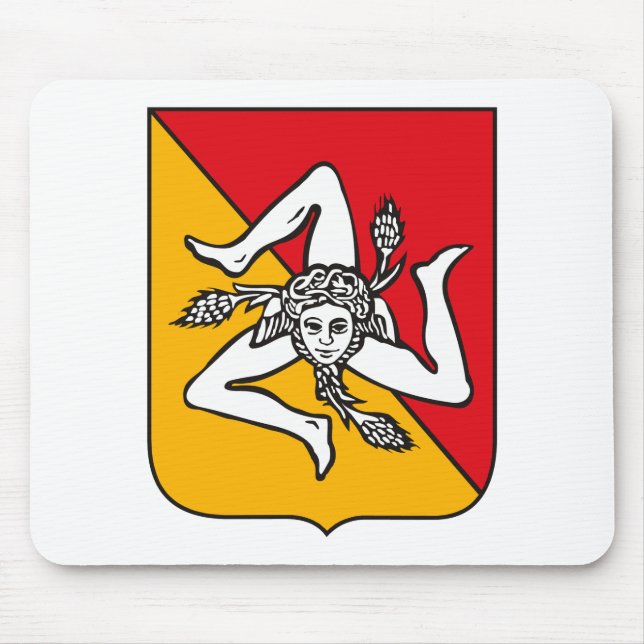 Sicily Coat of Arms Mousepad (Front)