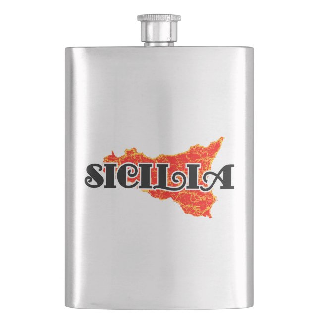 Sicily Hip Flask (Front)