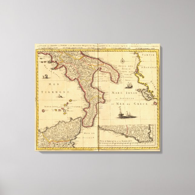 Sicily Italy Canvas Print (Front)