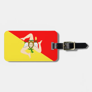 Sicily (Italy) Flag Luggage Tag