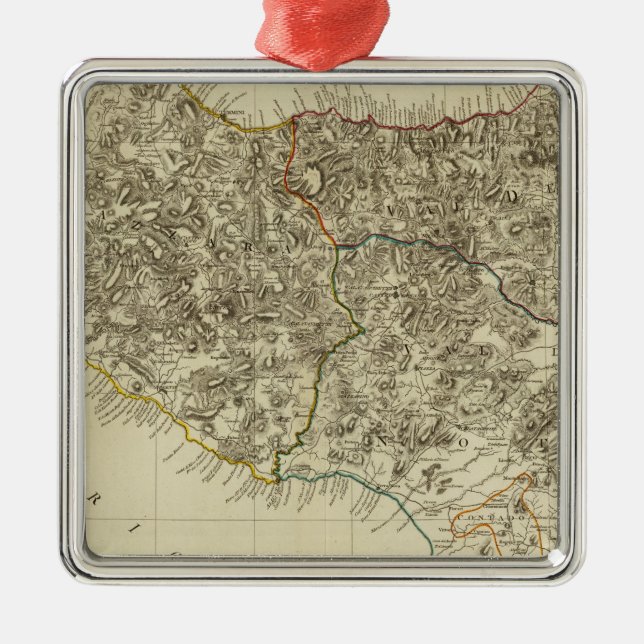 Sicily, Italy Metal Tree Decoration (Front)