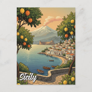 Sicily Italy Postcard