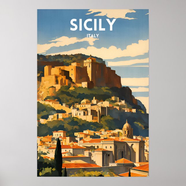 Sicily Italy Poster (Front)