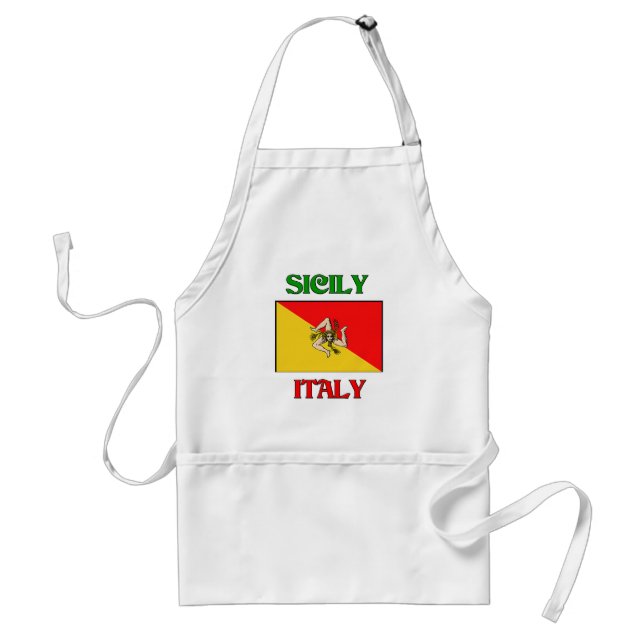 Sicily Italy Standard Apron (Front)