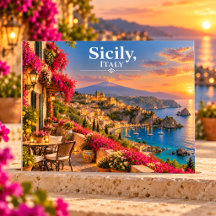 Sicily Italy Sunset Coastal Village Travel