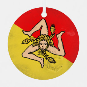 Sicily Metal Tree Decoration