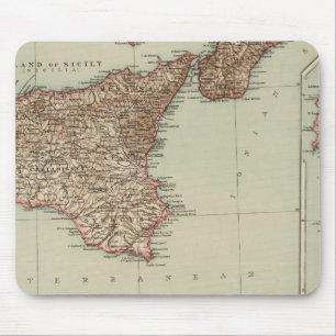 Sicily, Sardinia Mouse Pad