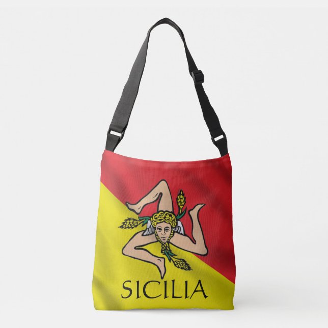 Sicily - Sicilia  Crossbody Bag (Front)