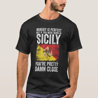 Sicily Sicilian Flag T-Shirt