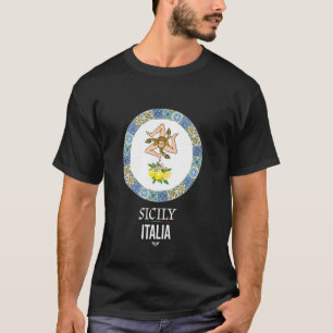 Sicily Sign I Love Sicily, Sicily Italy Illustrati T-Shirt
