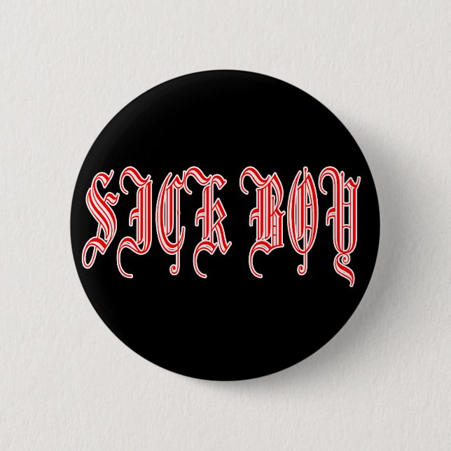 Sick Boy punk SICKBOY PUNKS Punk Rock Music 6 Cm Round Badge (Front)