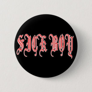 Sick Boy punk SICKBOY PUNKS Punk Rock Music 6 Cm Round Badge