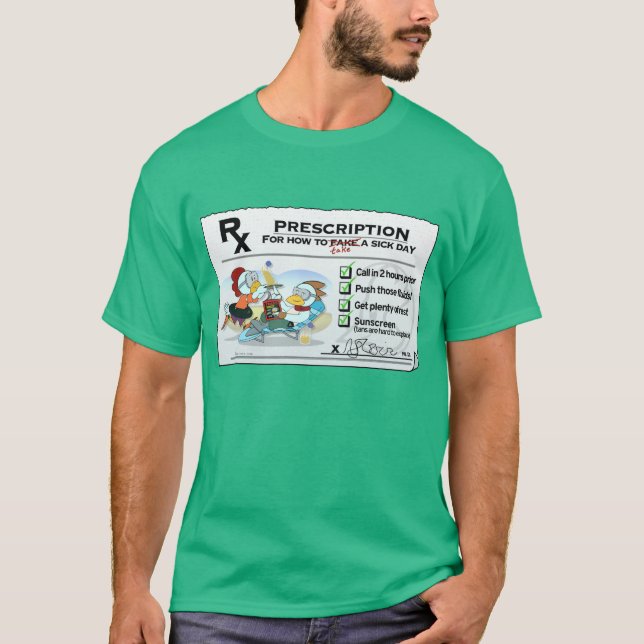 Sick Day - Chimney Chickens Men's Tee (Front)