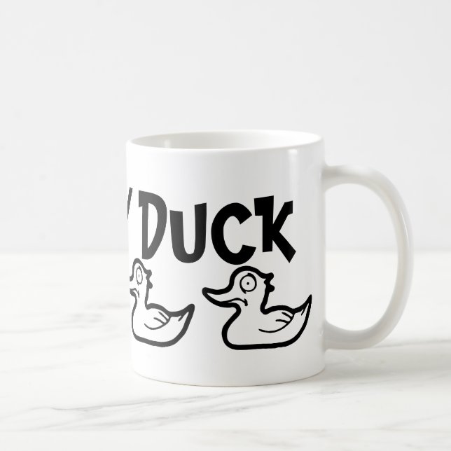 Sick duck H Coffee Mug (Right)