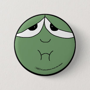 Sick Face 6 Cm Round Badge