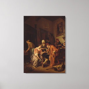 Sick old Man Canvas Print