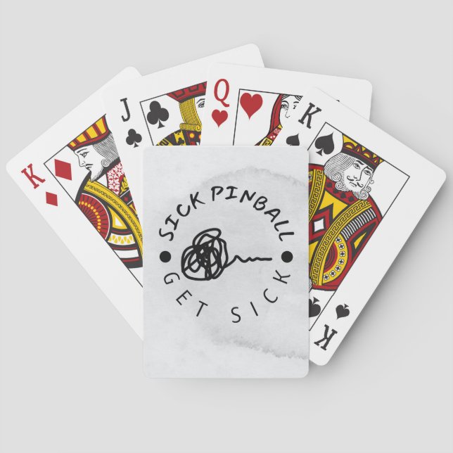 Sick Pinball Playing Cards (Back)