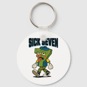 Sick Seven 67 Halloween Costume For Trending Popul Key Ring