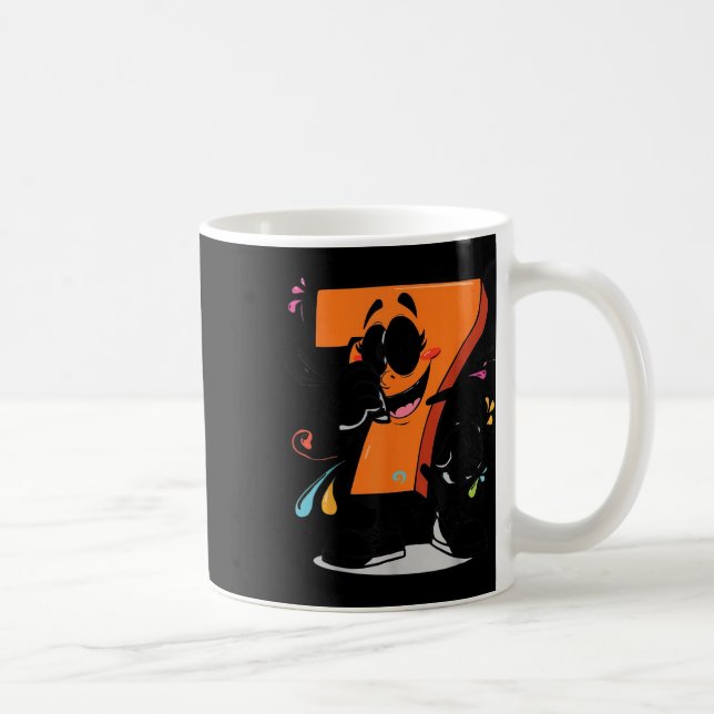 Sick Seven 67 Meme Brainrot Halloween Outfit Idea  Coffee Mug (Right)