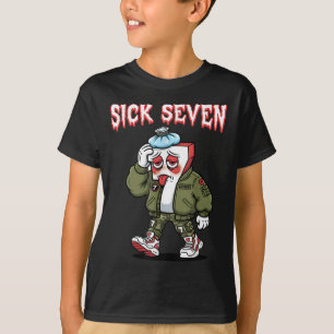 Sick Seven 67 Meme Funny Gen Alpha Slang Brainrot  T-Shirt
